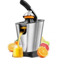 Zulay Powerful Electric Orange Juicer Squeezer - Stainless Steel Citrus Juicer Electric With Soft Touch Grip & Superior Motor For Effortless Juicing - Easy to Clean Exprimidor de Naranjas Electrico