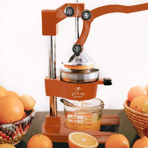  [아마존 핫딜]  [아마존핫딜]Zulay Kitchen Zulay Professional Citrus Juicer - Manual Citrus Press and Orange Squeezer - Metal Lemon Squeezer - Premium Quality Heavy Duty Manual Orange Juicer and Lime Squeezer Press Stand, O