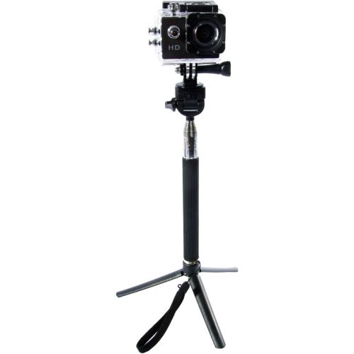  Zuma Monopod, Tripod, and Selfie Stick for GoPro Cameras and Lightweight Cameras Includes Mini-Tripod Mount Stand Photography Photo Studio Video Selfies Live Stream