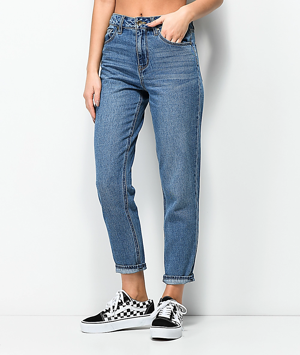 EMPYRE Empyre Eileen Med Wash Mom Jeans