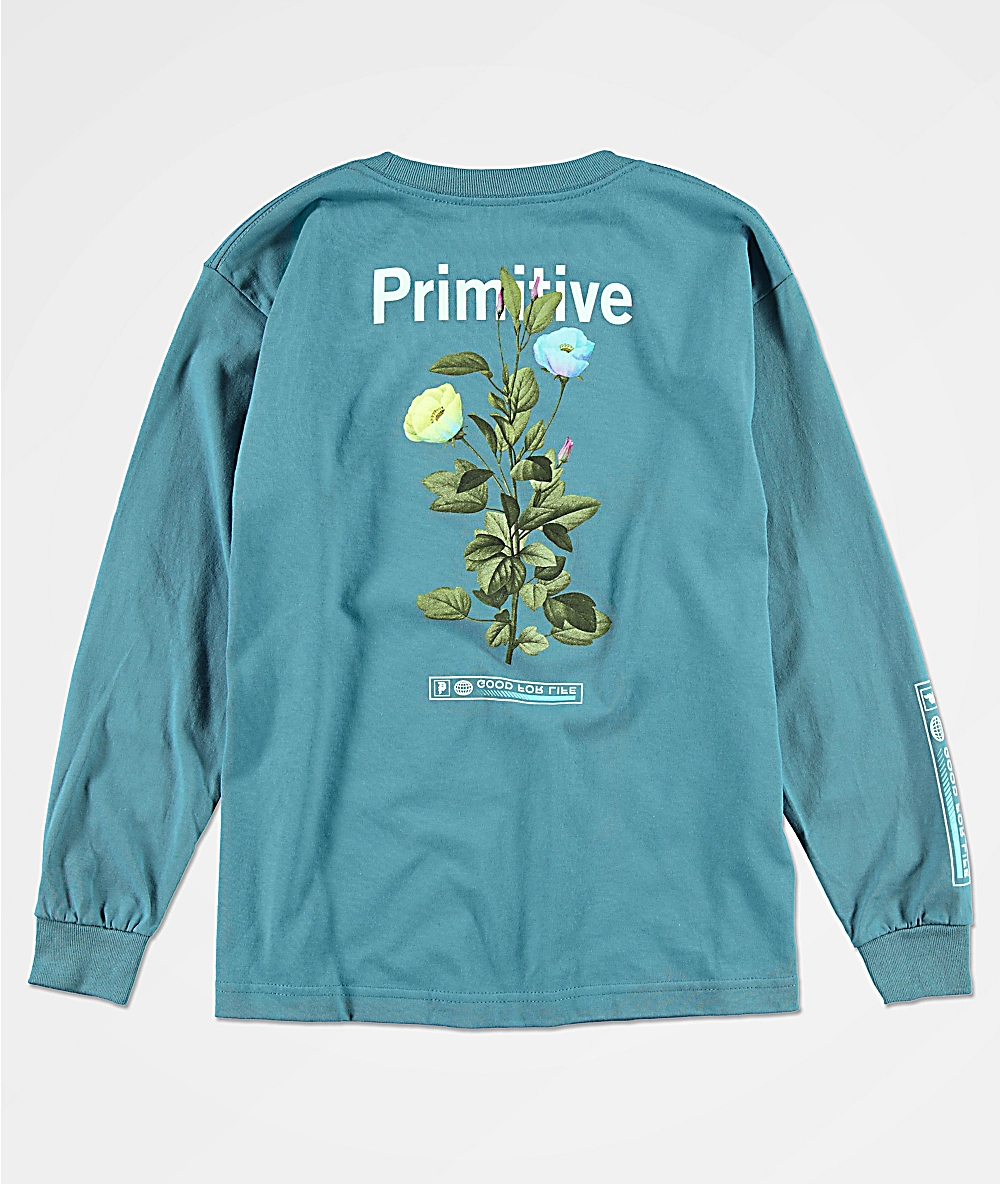 PRIMITIVE Primitive Boys Tulip Slate Blue Long Sleeve T-Shirt
