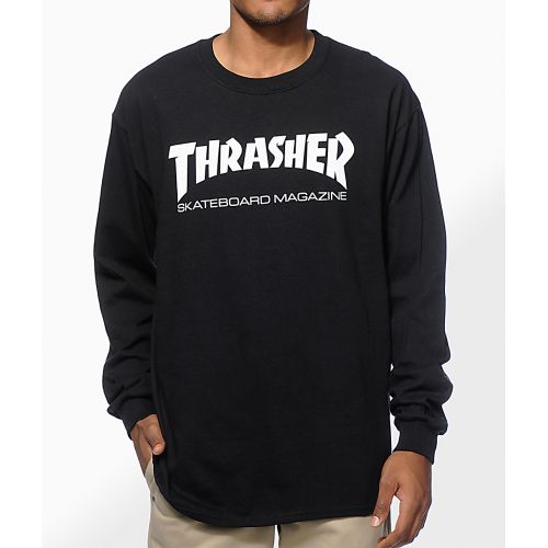  THRASHER Thrasher Mag Logo Long Sleeve T-Shirt