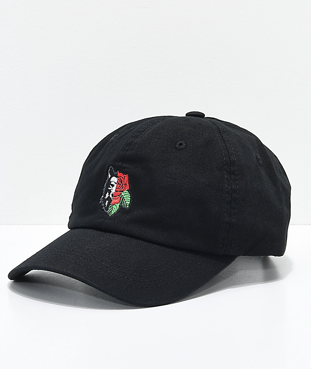  EMPYRE Empyre Rose Wolf Black Dad Hat