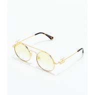 THE GOLD GODS The Gold Gods Visionaries Gold & Yellow Gradient Sunglasses