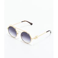 THE GOLD GODS The Gold Gods The Visionaries Black Gradient Sunglasses