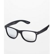 Zumiez Smooth Operator Black & Silver Mirror Lens Sunglasses