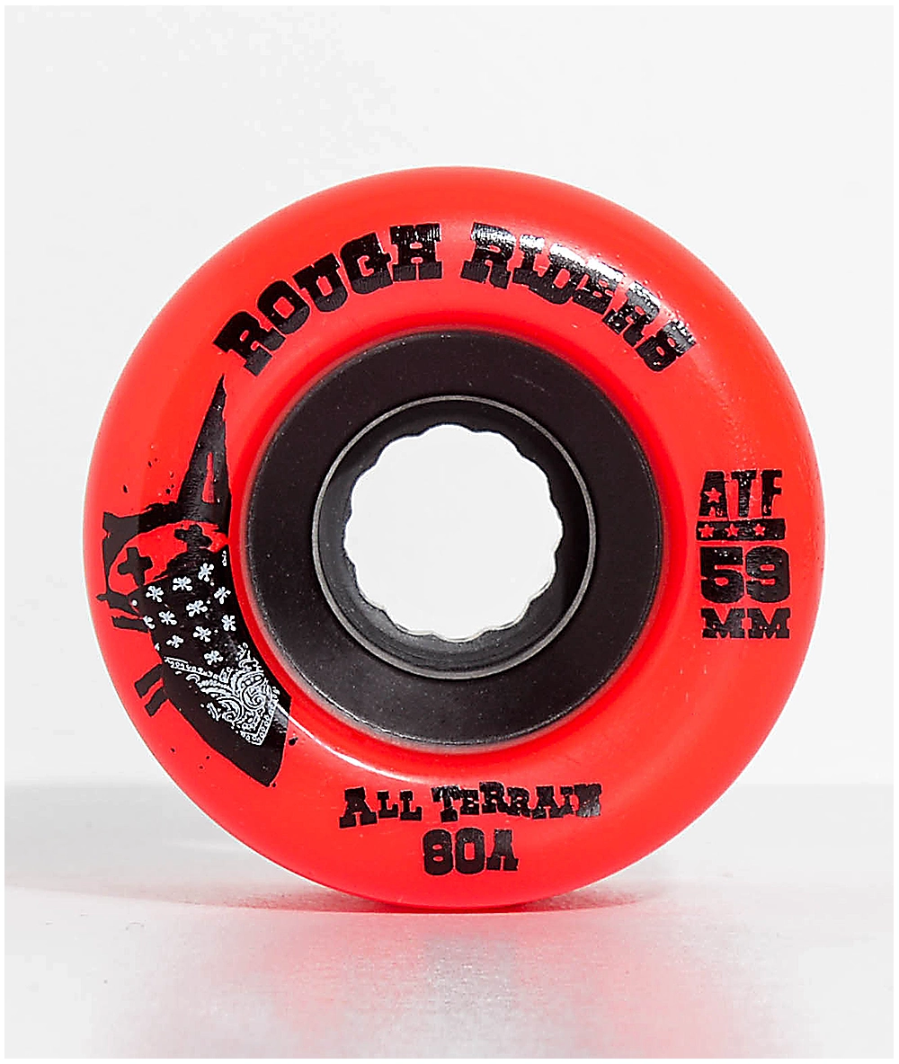 BONES Bones ATF Roughriders 59mm Red Skateboard Wheels