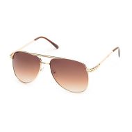 Zumiez Clubmaster Light Brown Sunglasses