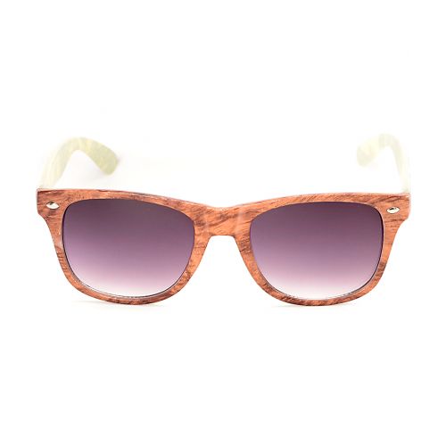  Zumiez Classic South Pacific Wood & Palm Sunglasses