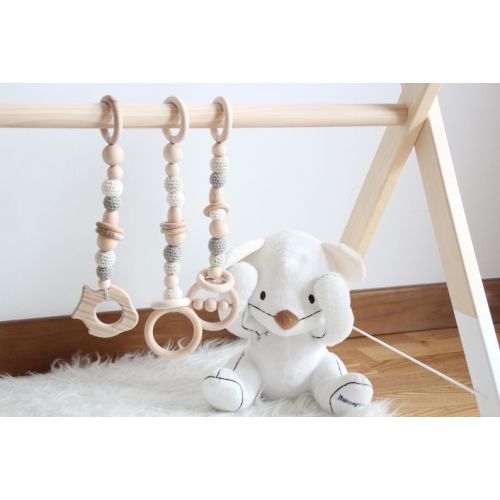  Zummbi Baby gym with or without toy set / Organic baby gym toys / Wooden baby gym / Activity Gym and Baby Gift / Wooden Mobile