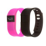Zunammy Pink Health and Fitness Activity Tracker Watch w/ Extra Band