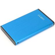 Zunate YD0018 Mobile Hard Drive Blue USB3.0,2.5in Portable Plug and Play External Hard Disk,50-130M/S Speed,Computer Mechanical Accessories, = 8MB Cache,for OS X/XP/Win7/ Win8/Win10/Linux