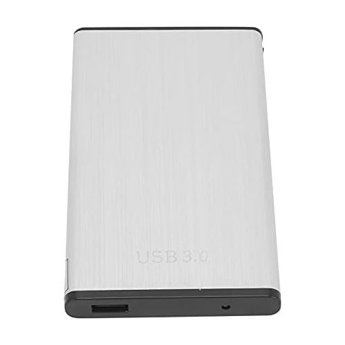  Zunate YD0018 USB3.0 Mobile Hard Drive, Silver,2.5in Portable Plug and Play External Hard Disk,50-130M/S Speed,Computer Mechanical Accessories for OS X/XP/Win7/ Win8/Win10/Linux(16