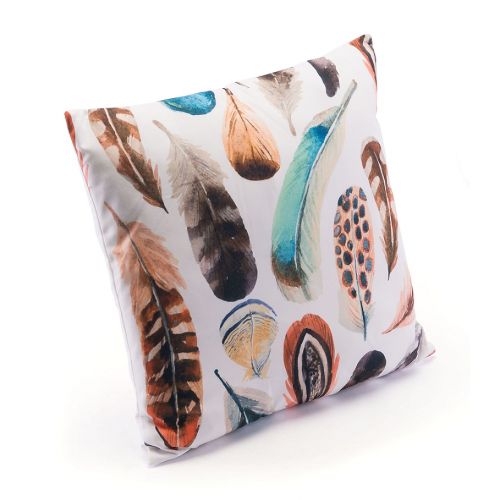  Zuo Modern Plumas Multicolor Square Throw Pillows (Set of 2)