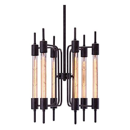  Zuo Modern Gisborne Ceiling Lamp Distressed, Black