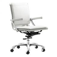 Zuo Lider Plus Office Chair, White