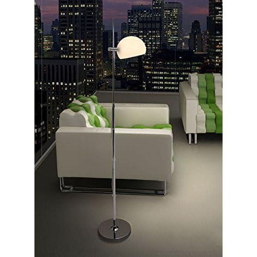  Zuo 50012 Astro Floor Lamp, Frosted Glass