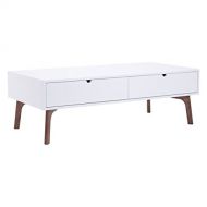 Zuo Modern Zuo Padre Coffee Table, Walnut & White