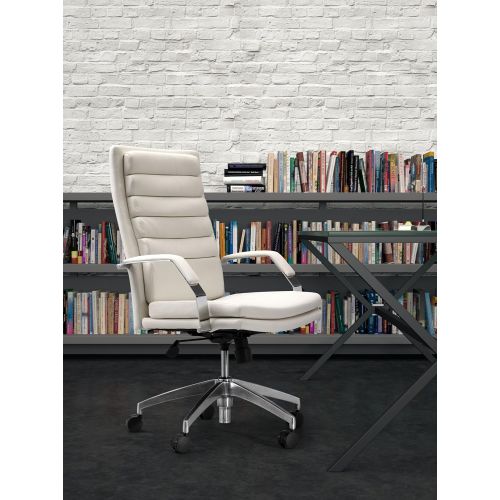  Zuo Modern 205327 Director Comfort Office Chair, White