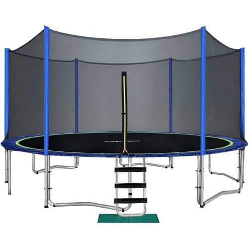  Zupapa Yard Trampoline with Enclosure 2019 Upgraded Techniques Unbeatable Quality