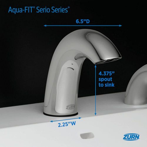  Zurn Z6950-XL-S-F Aquasense Single Post Aqua-Fit Battery Sensor Faucet 0.5Gpm