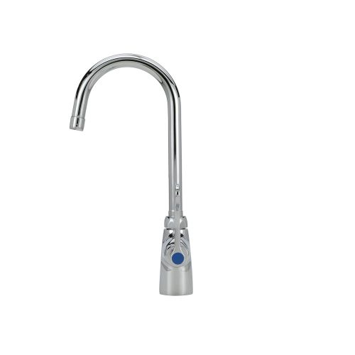  Zurn Z826B4-XL Double Lab Faucet with 5-3/8 Gooseneck and 4 Wrist Blade Handles