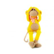 ZuzuHappyToys Stuffed monkey toy 15 inch, monkey plush doll, stuffed toys, Stuffed animals toy