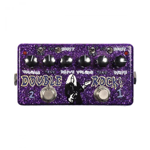  ZVex},description:The Double Rock by ZVex was originally designed for J. Mascis of Dinosaur Jr. He requested two Box of Rock pedals in one box with two stomp switches. He uses that