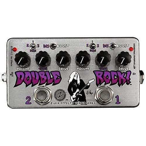  ZVEX Effects Double Rock Vexter Series Distortion Boost Guitar Pedal