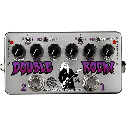  ZVEX Effects Double Rock Vexter Series Distortion Boost Guitar Pedal