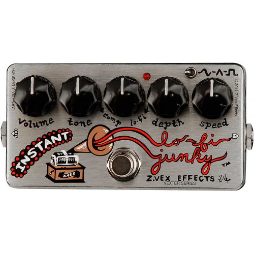  ZVEX Effects Instant Lo-Fi Junky Vexter Series Chorus Vibrato Guitar Pedal