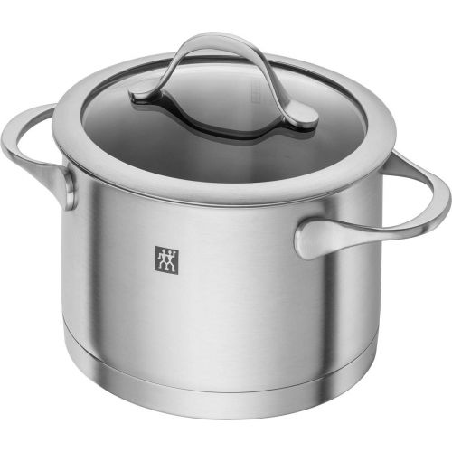  Zwilling Essence Kochgeschirrset 5 TLG, Induktionsgeeignet, Edelstahl, Silber, 0 cm, 5-Einheiten