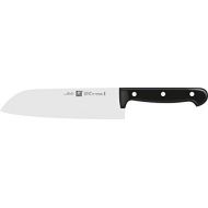 Zwilling 34917-181-0 Twin Chef Santokumesser, Rostfreier Spezialstahl, Zwilling Sonderschmelze, genietet, Vollerl, Kunststoff-Schalen, 18 cm