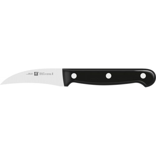  Zwilling 34910-061-0 Twin Chef Schalmesser, Rostfreier Spezialstahl, Zwilling Sonderschmelze, genietet, Vollerl, Kunststoff-Schalen, 7 cm, schwarz