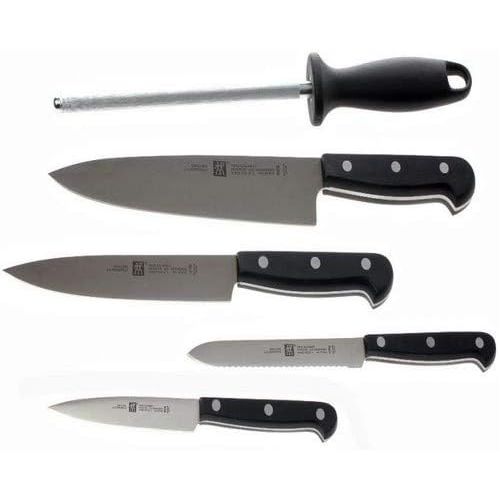  Zwilling Messerblock Twin Gourmet 6 teilig, Edelstahl, Silber/Schwarz, 38 x 28 x 28 cm, 6-Einheiten