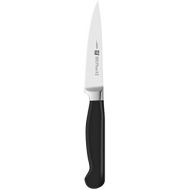 Zwilling 33600-101-0 Pure Spick und Ganiermesser, Rostfreier Spezialstahl, Zwilling Sonderschmelze, Kunststoff, 100 mm, schwarz