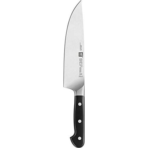  Zwilling Pro Messerset, 2-tlg., 420 x 95 mm (Rostfreier Spezialstahl, Zwilling Sonderschmelze, genietet, Vollerl, Kunststoff-Schalen) schwarz