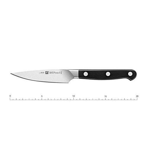  Zwilling 38400-101-0 Spick-/Garniermesser Pro 10cm in Silber/schwarz, Stahl, 10 x 5 x 5 cm