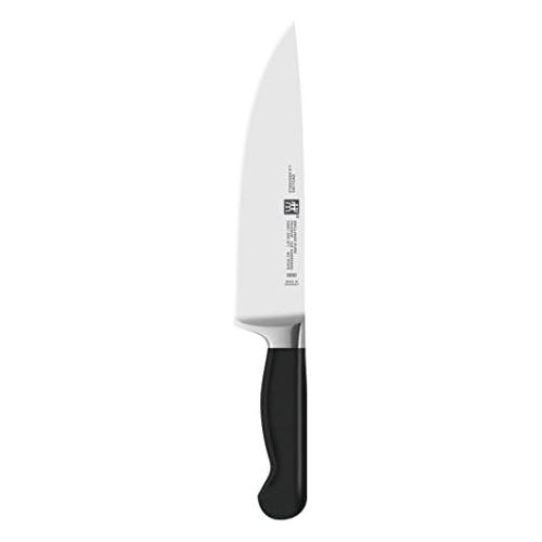  Zwilling 33601-201-0 Pure Kochmesser, Rostfreier Spezialstahl, Zwilling Sonderschmelze, Kunststoff, 200 mm, schwarz