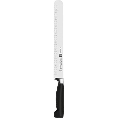  Zwilling 31081261 Vier Sterne Schinkenmesser mit Kullen, Rostfreier Spezialstahl, Sonderschmelze, Kunststoff, 260 mm, schwarz