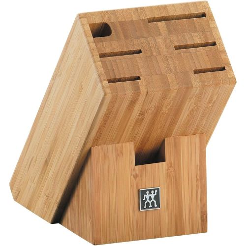  [아마존베스트]Zwilling 8-Piece 315 x 115 x 280 mm Style Knife Block Set, Bamboo, Stainless Steel and Wood