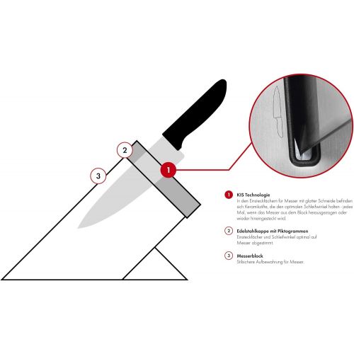  [아마존베스트]Zwilling Self-Sharpening Knife Block, 7-Part Set