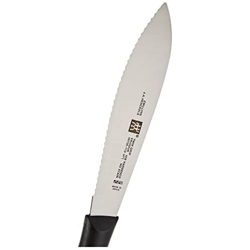  [아마존베스트]Zwilling 38726110 Twin Grip Sandwich Knife, Black