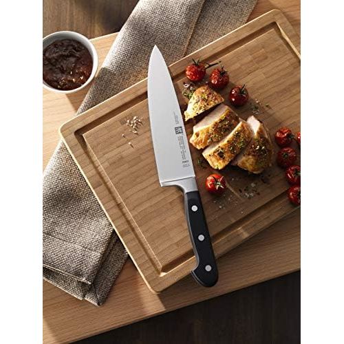  [아마존베스트]ZWILLING knife set, 3-piece., Paring knife / garnishing knife, meat knife, chefs knife, special stainless steel / plastic handle, Professional S