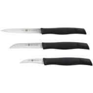 [아마존베스트]Zwilling 38737000 Twin Grip Knife Set, 3 Pieces, Friodur Blade, Handle: Plastic, 350 x 105 x 15 mm, Black