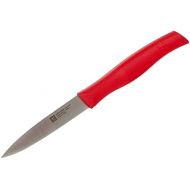 [아마존베스트]Zwilling Twin Grip Larding and garnishing knife 90mm (Friodur Blade, Red Plastic Handle