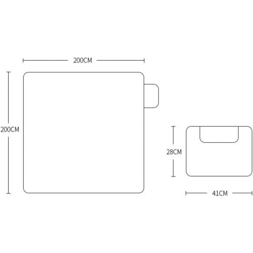  Zxb-shop Outdoor Four Seasons Available Picnic Mat Lawn Thickening Waterproof Picnic Mat Beach Tent Insulation Mat (Color : A)
