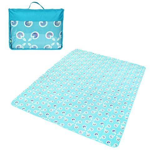  Zxb-shop Creative Outdoor Picnic Mat Waterproof Fleece Fabric Picnic Mat Lawn Beach Cushion (Color : C)