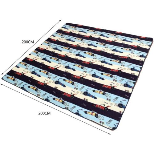  Zxb-shop Creative Outdoor Picnic Mat Waterproof Fleece Fabric Picnic Mat Lawn Beach Cushion (Color : C)