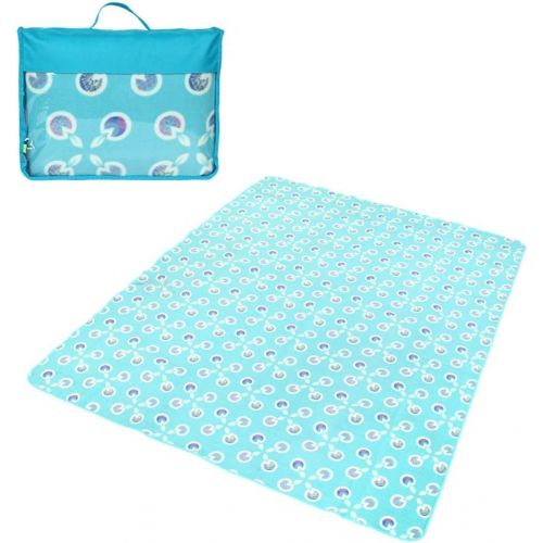  Zxb-shop Creative Outdoor Picnic Mat Waterproof Fleece Fabric Picnic Mat Lawn Beach Cushion (Color : C)